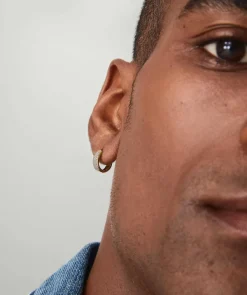 Earrings<Mejuri Bold Pav Diamond Huggie Hoops