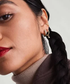 Earrings<Mejuri Bold Pav Diamond Huggie Hoops