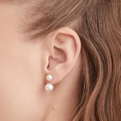 Earrings<Mejuri Bold Pearl Ear Jacket Studs