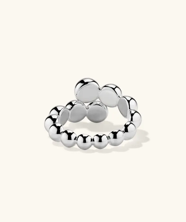 Rings<Mejuri Bubble Sphere Bypass Ring