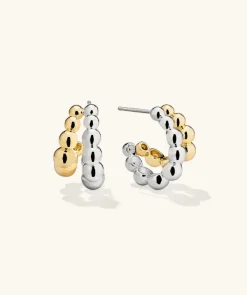 Earrings<Mejuri Bubble Sphere Mixed Duo Hoops