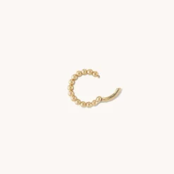 Earrings<Mejuri Cartilage Beaded Mini Hoop
