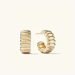 Earrings<Mejuri Charlotte Bold Hoops