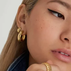 Earrings<Mejuri Chunky Huggie Hoops
