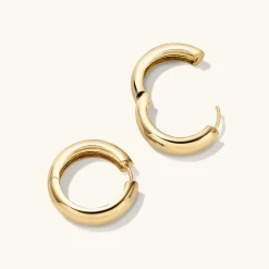 Earrings<Mejuri Chunky Large Hoops