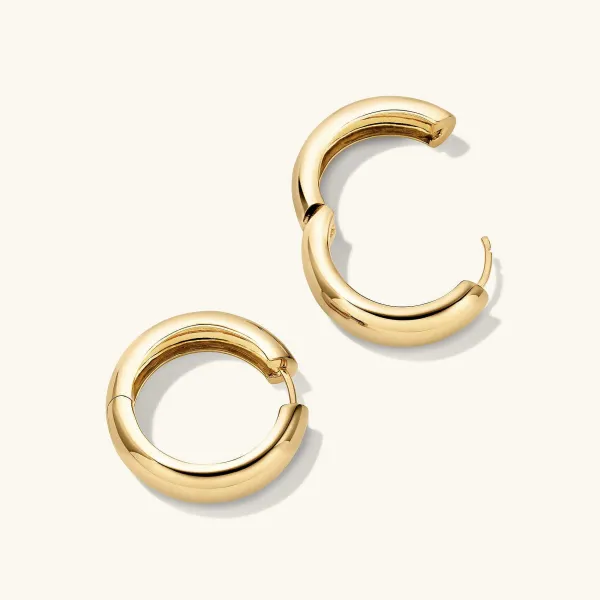 Earrings<Mejuri Chunky Large Hoops