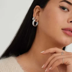 Earrings<Mejuri Chunky Large Hoops