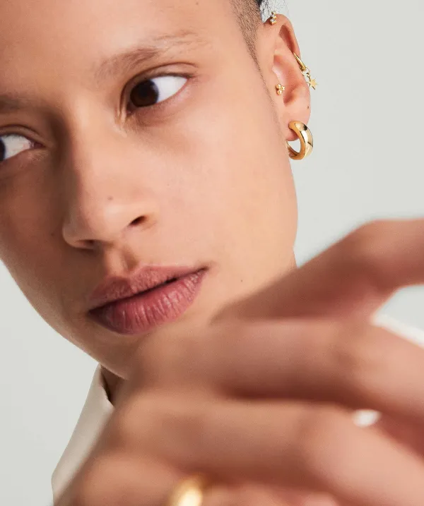 Earrings<Mejuri D Me Hoops