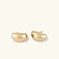 Earrings<Mejuri D Me Huggies