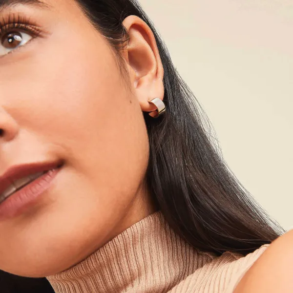 Earrings<Mejuri Daily Huggie Hoops