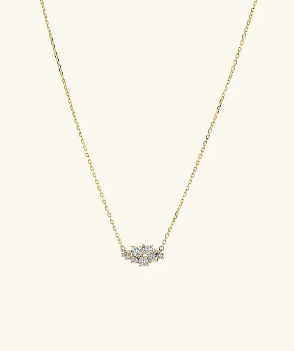 Necklaces<Mejuri Diamond Cluster Necklace