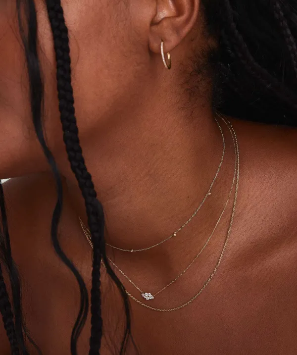Necklaces<Mejuri Diamond Cluster Necklace