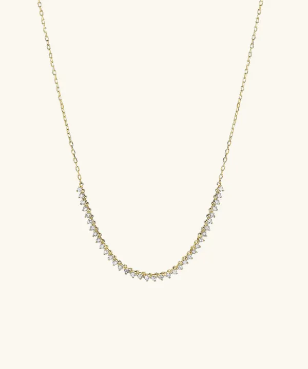 Necklaces<Mejuri Diamond Half Tennis Necklace