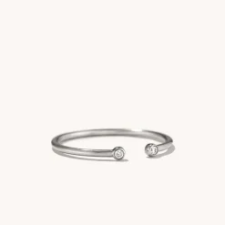 Rings<Mejuri Diamonds Open Ring