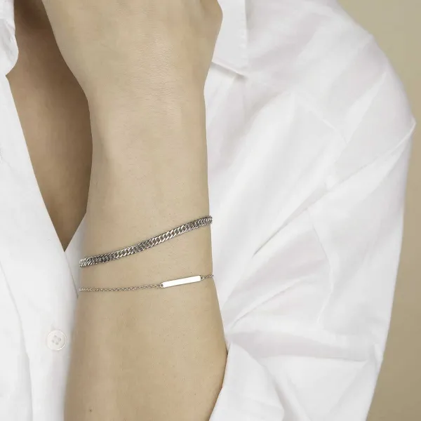 Bracelets<Mejuri Double Curb Chain Bracelet