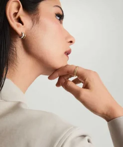 Earrings<Mejuri Duet Mixed Huggie Hoops