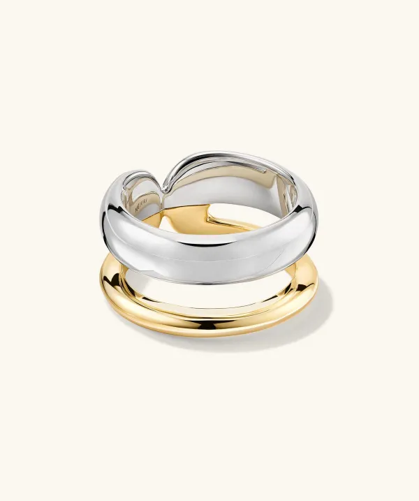 Rings<Mejuri Duet Mixed Ring