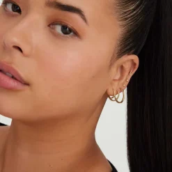 Earrings<Mejuri Easy Medium Hoops