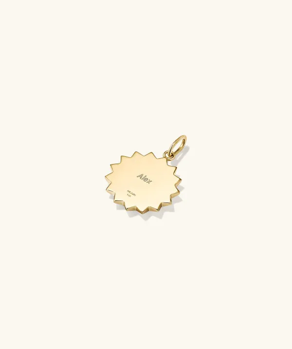 Necklaces<Mejuri Energy: Sun Coin Charm Pendant