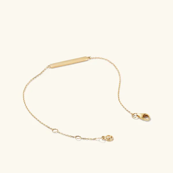 Bracelets<Mejuri Engravable Bar Bracelet