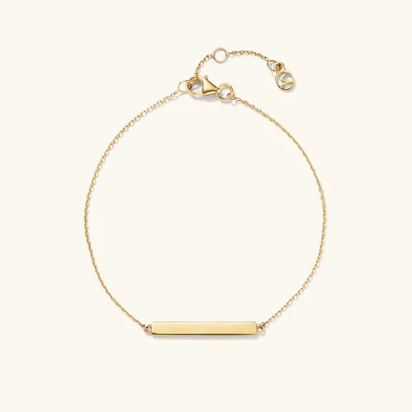 Bracelets<Mejuri Engravable Bar Bracelet