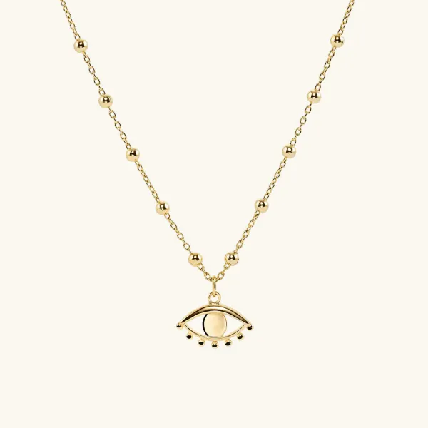 Necklaces<Mejuri Evil Eye Beaded Pendant Necklace