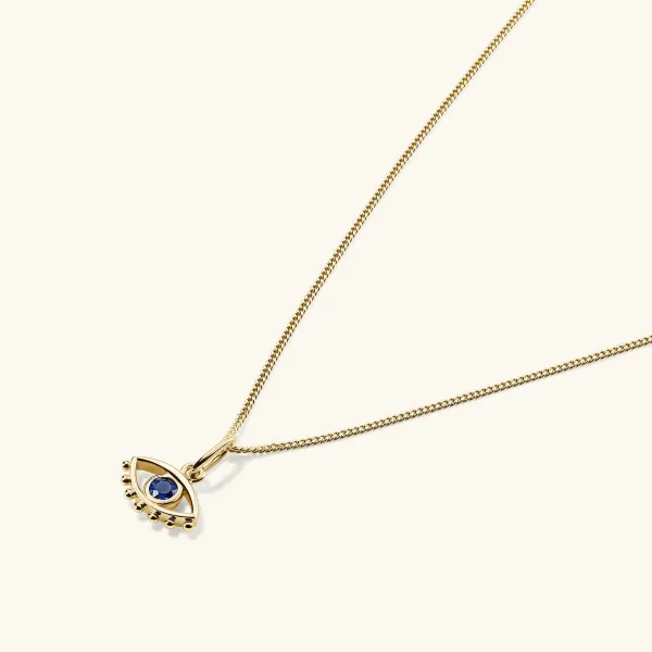 Necklaces<Mejuri Evil Eye Gemstone Charm