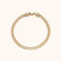 Bracelets<Mejuri Flat Curb Chain Bracelet