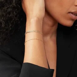 Bracelets<Mejuri Flat Curb Chain Bracelet