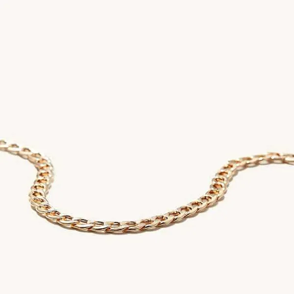 Bracelets<Mejuri Flat Curb Chain Bracelet
