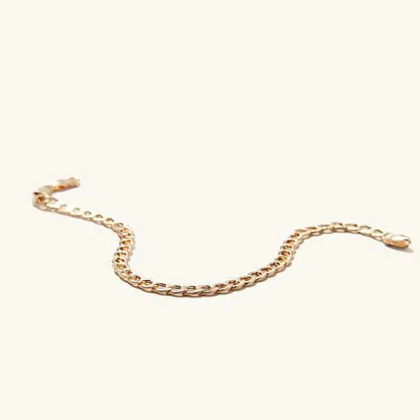 Bracelets<Mejuri Flat Curb Chain Bracelet