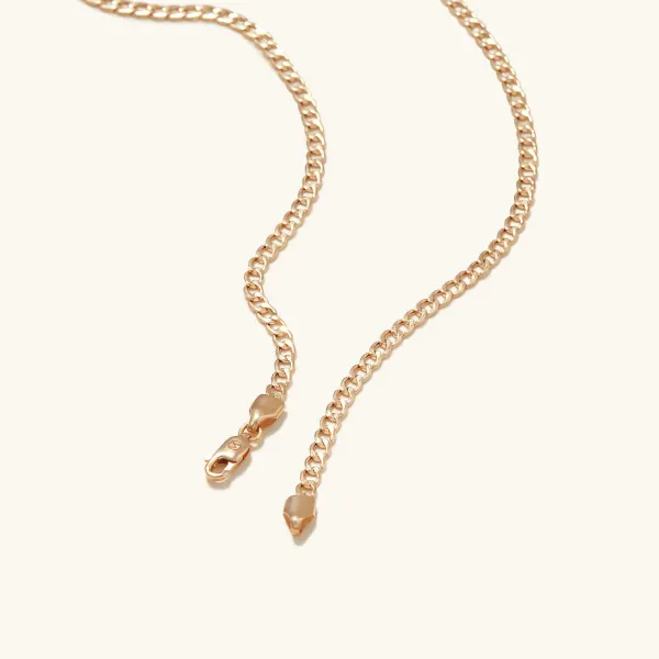 Necklaces<Mejuri Flat Curb Chain Necklace