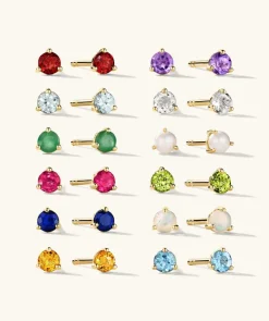Earrings<Mejuri Gemstone Mini Studs