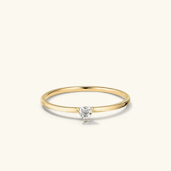 Rings<Mejuri Gemstone Trillion Stacker Ring