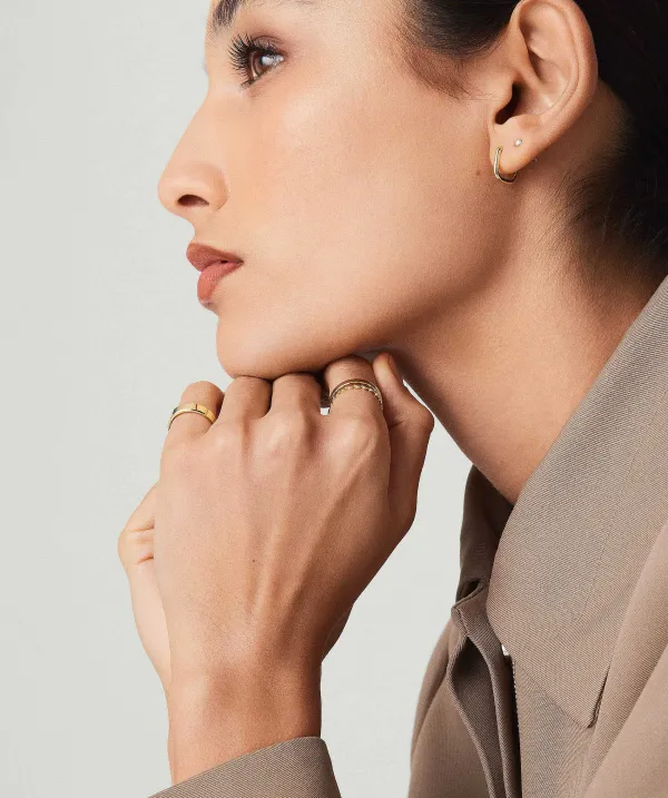 Earrings<Mejuri Huggie U Hoops