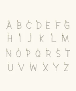 Necklaces<Mejuri Lab Grown Diamond Oversized Letter Charm