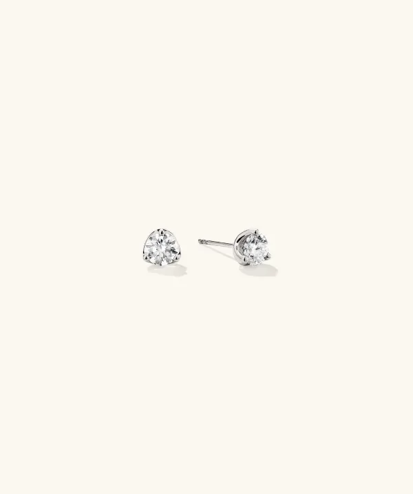 Earrings<Mejuri Lab Grown Diamond Round Studs 1 Tcw