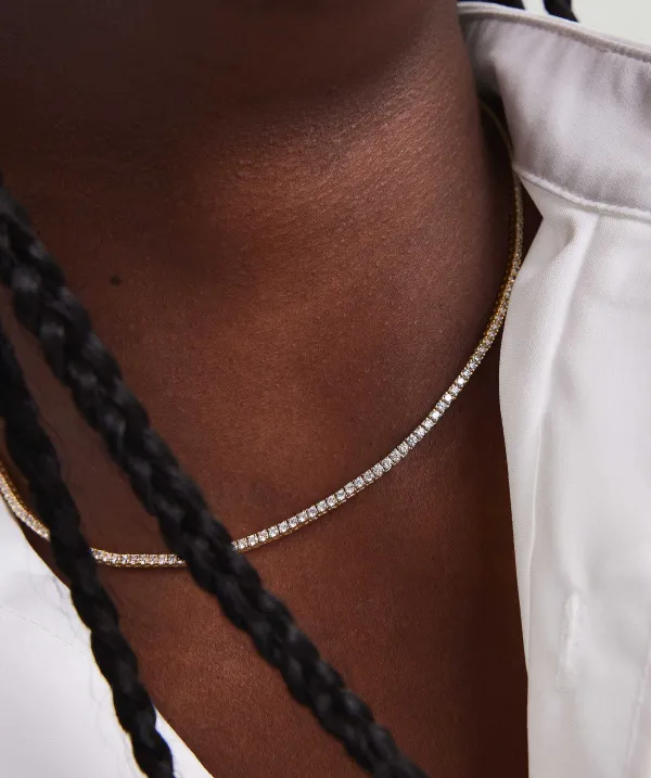 Necklaces<Mejuri Lab Grown Diamond Tennis Necklace 1.8Mm