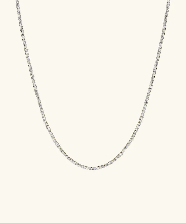 Necklaces<Mejuri Lab Grown Diamond Tennis Necklace 2.5Mm