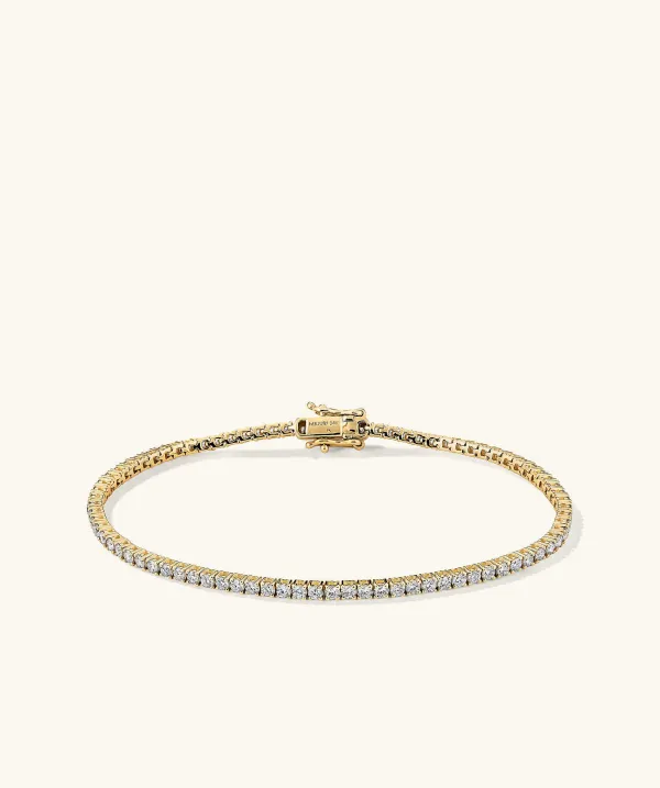 Bracelets<Mejuri Lab Grown Diamond Tennis Bracelet 1.8Mm