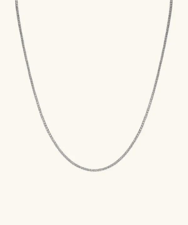 Necklaces<Mejuri Lab Grown Diamond Tennis Necklace 1.8Mm