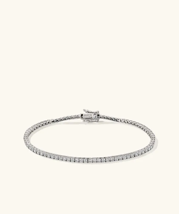 Bracelets<Mejuri Lab Grown Diamond Tennis Bracelet 1.8Mm