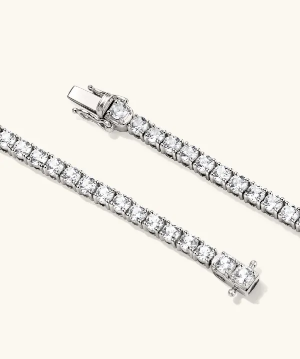 Necklaces<Mejuri Lab Grown Sapphire Tennis Necklace