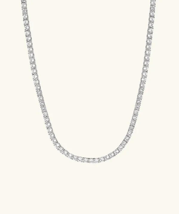 Necklaces<Mejuri Lab Grown Sapphire Tennis Necklace
