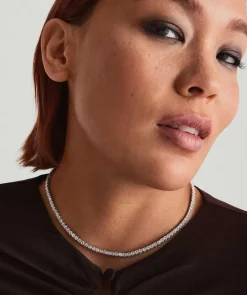 Necklaces<Mejuri Lab Grown Sapphire Tennis Necklace
