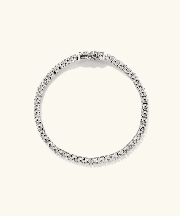Bracelets<Mejuri Lab Grown Sapphire Tennis Bracelet