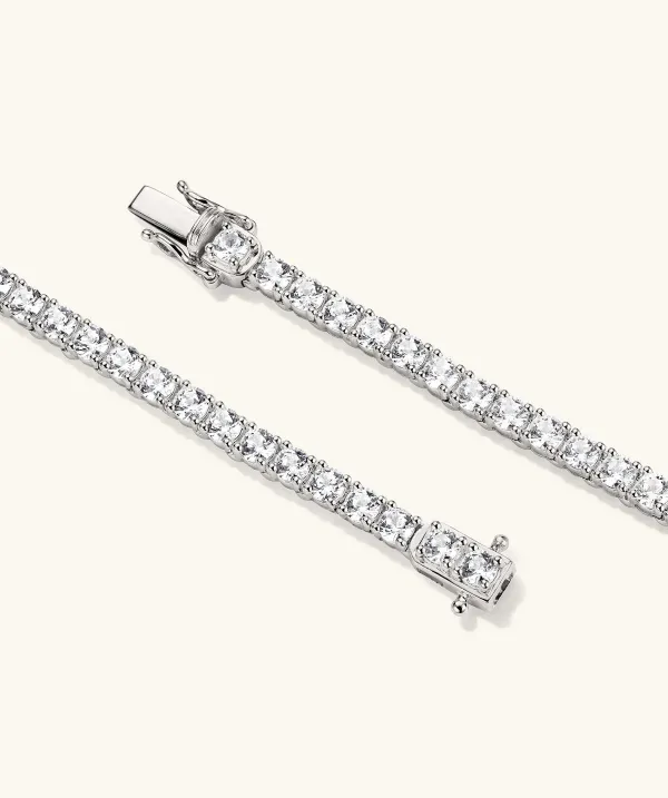 Bracelets<Mejuri Lab Grown Sapphire Tennis Bracelet