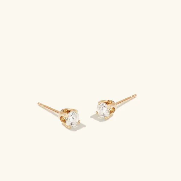 Earrings<Mejuri Large Diamond Studs