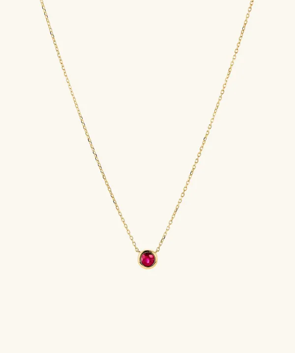 Necklaces<Mejuri Large Gemstone Necklace