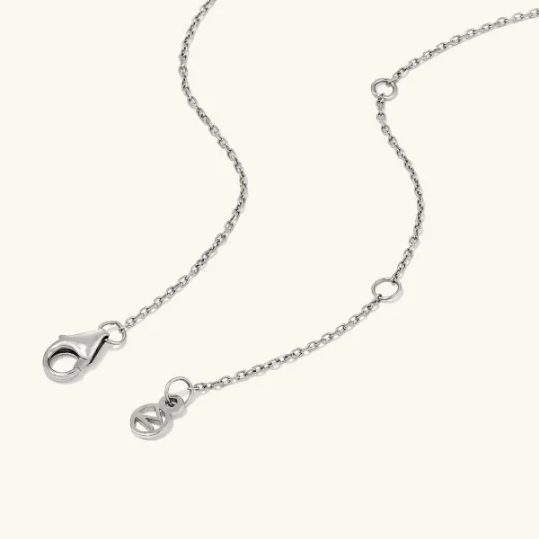 Necklaces<Mejuri Large Pav Diamond Round Necklace